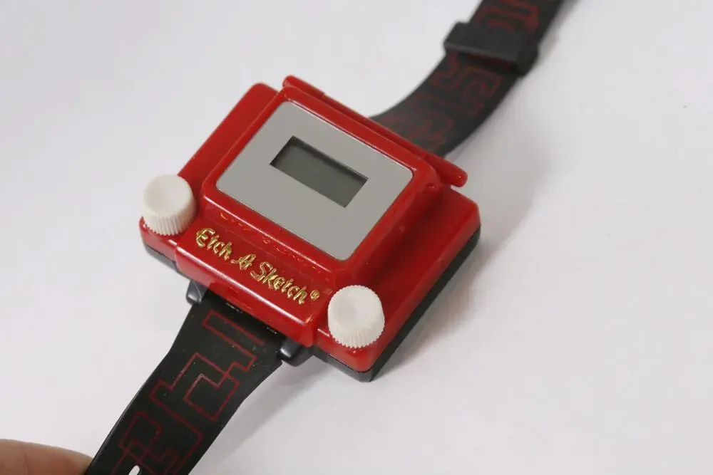 1995 Etch A Sketch Magic Screen Wristwatch by Basic Fun ~ 260806-WH 528